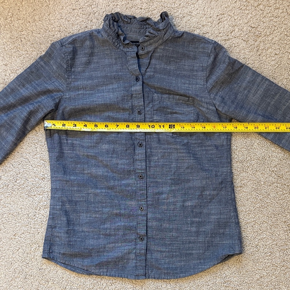 Banana Republic Dark Gray Casual Button-Down Shirt - Picture 5 of 7